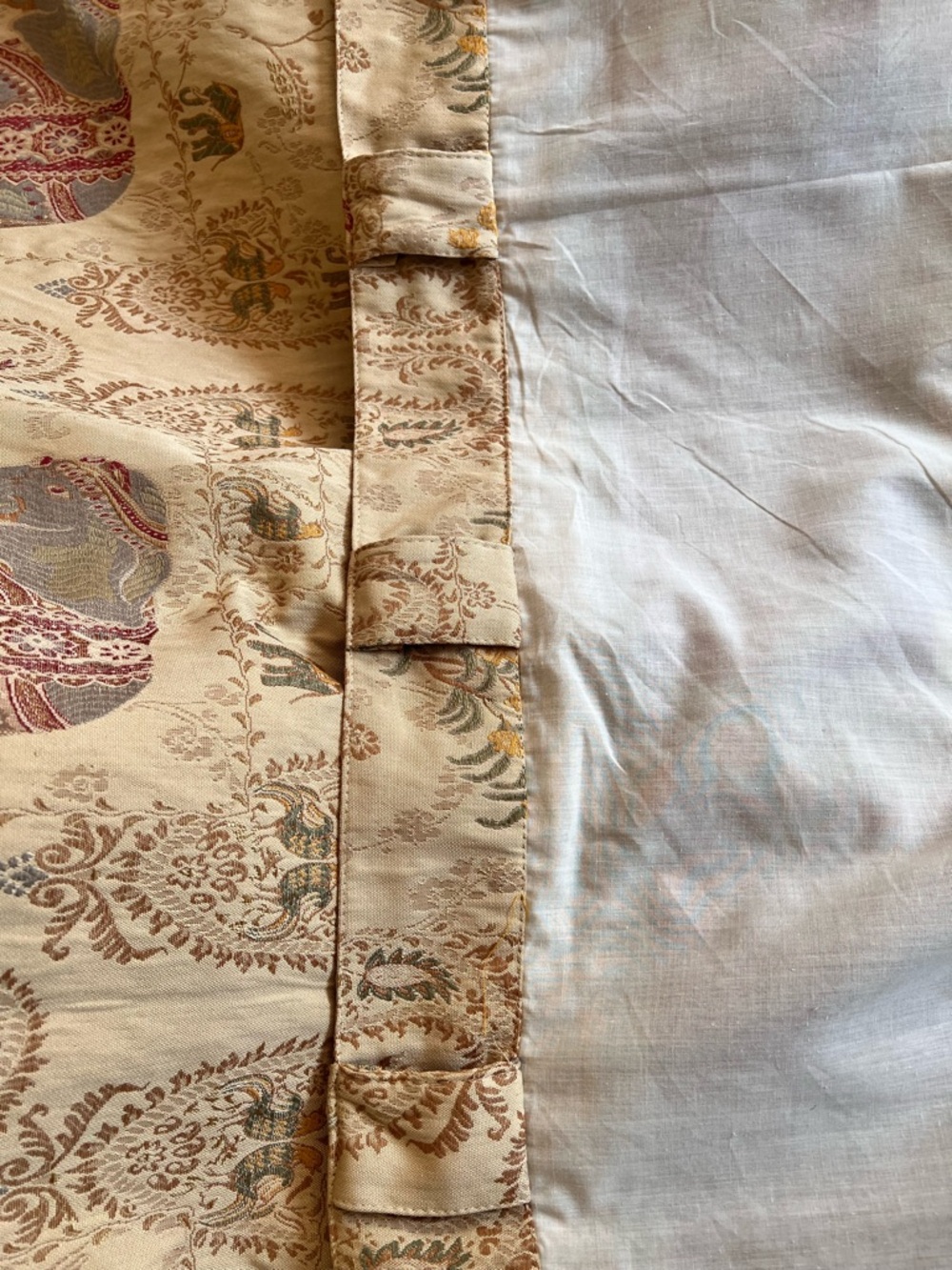 Rare Pier One Elephant Tapestry lined curtains, A Set of 4, 54” x 84” - Picture 6 of 6